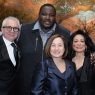 From left: Chef Michele Pastorello, Quinton Aaron, actor from The Blind Side, Sara Manzano-Díaz, director of the U.S. Department of Labor's Women's Bureau, Gloria Bonilla-Santiago, LEAP founder and board chair, and the honorable Nelson Diaz.