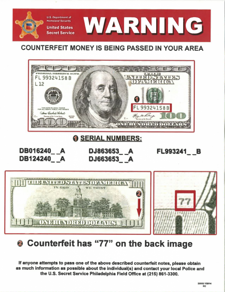Beware: Counterfeit Dollar Bills Are Circulating in Philly ...