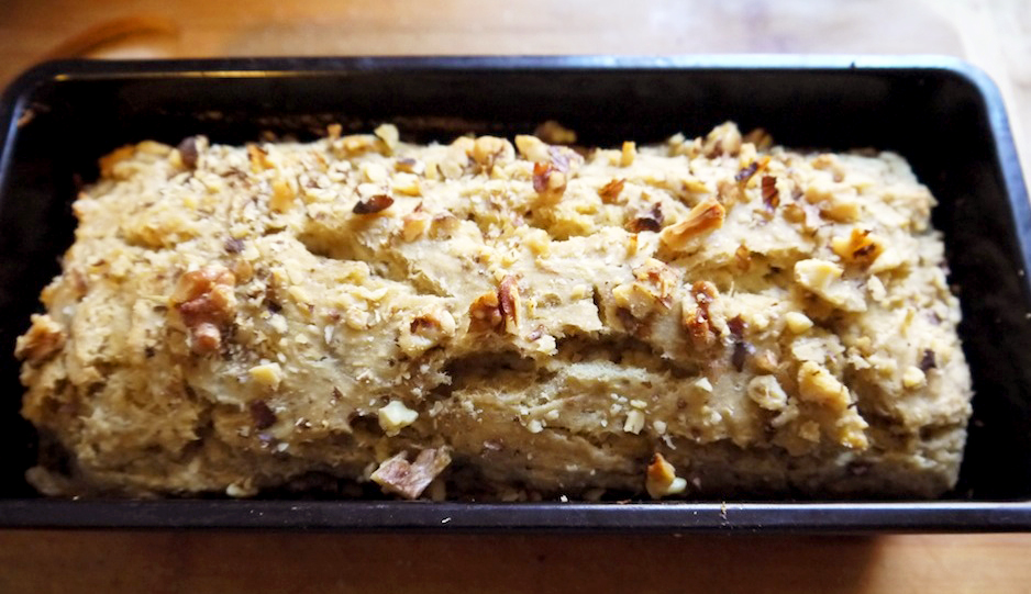 Make Vegan Banana Bread with Applesauce (and Less Sugar