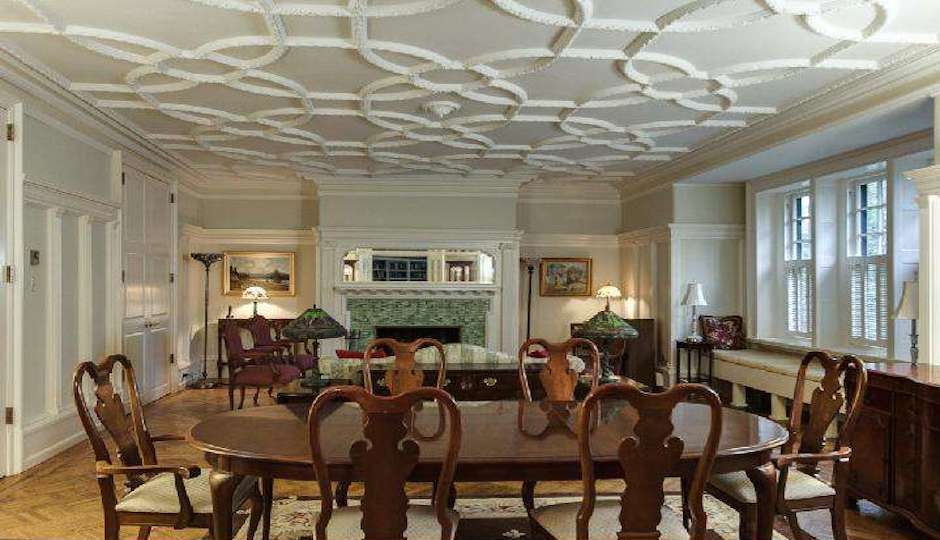 Spectacular Ceilings at Condo in Chestnut Hill's Anglecot