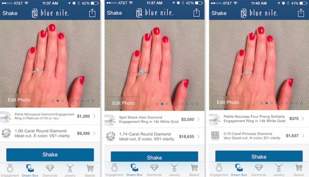 This New App Feature Lets You Virtually Try Engagement Rings On Your ...
