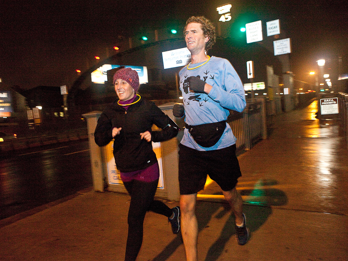 PHOTOS Be Well Philly Underground GlowintheDark Run with Yards and