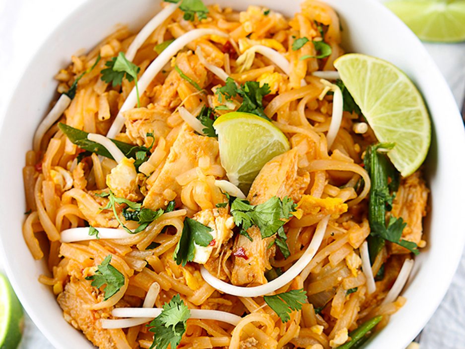 Chicken Pad Thai - Creme De La Crumb