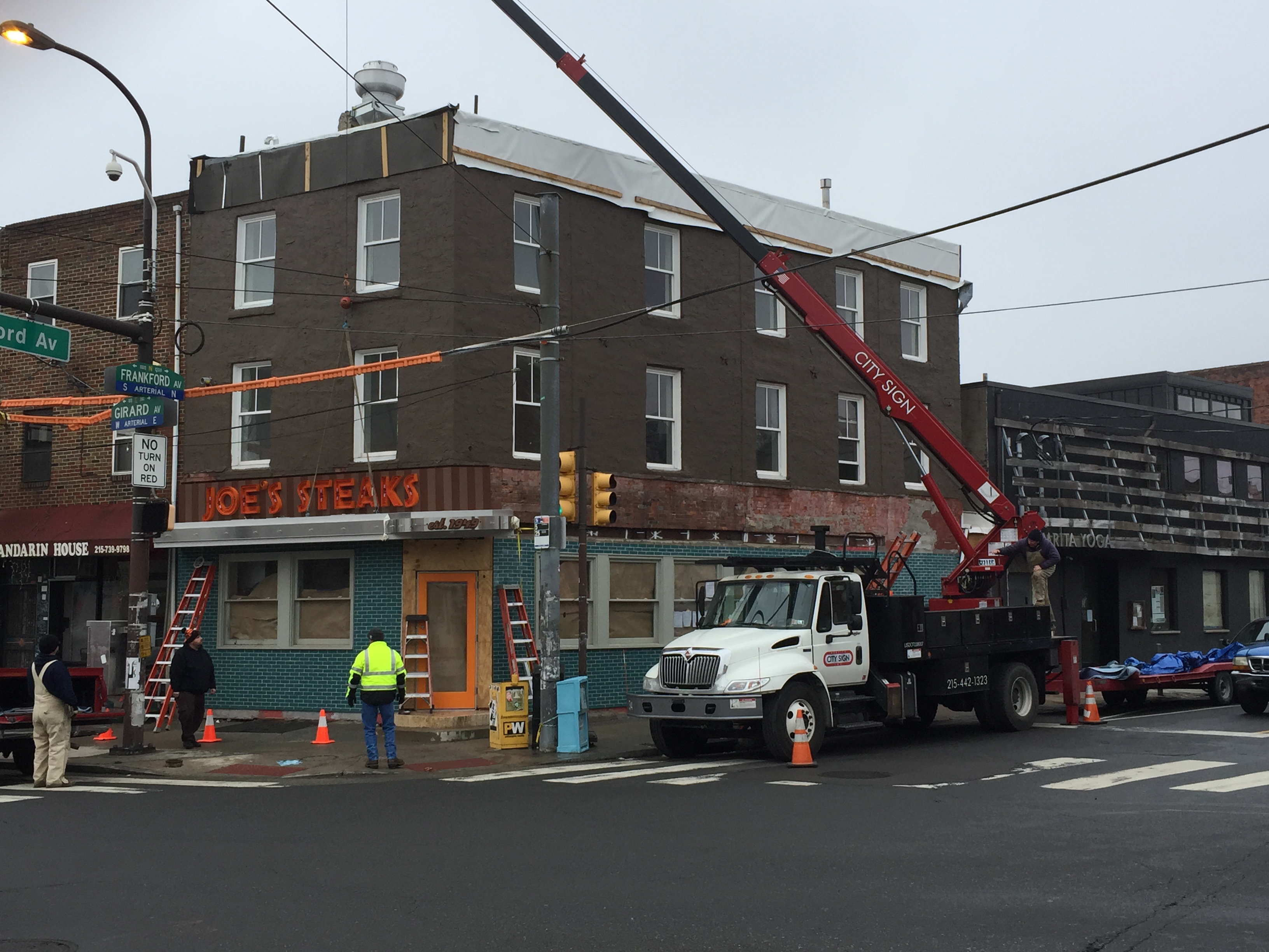 Things Are Coming Along At Joe's Steaks In Fishtown Philadelphia Magazine