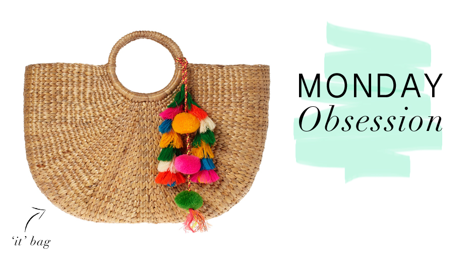 Monday Obsession PomPom Beach Basket Philadelphia Magazine