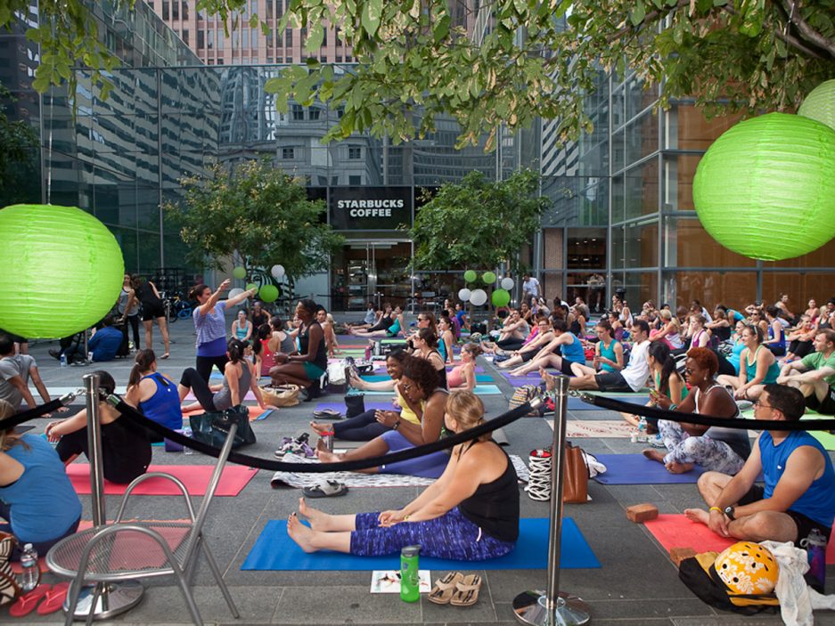 Photo Recap The Very First Class Of Be Well Phillys Summer Yoga Flow