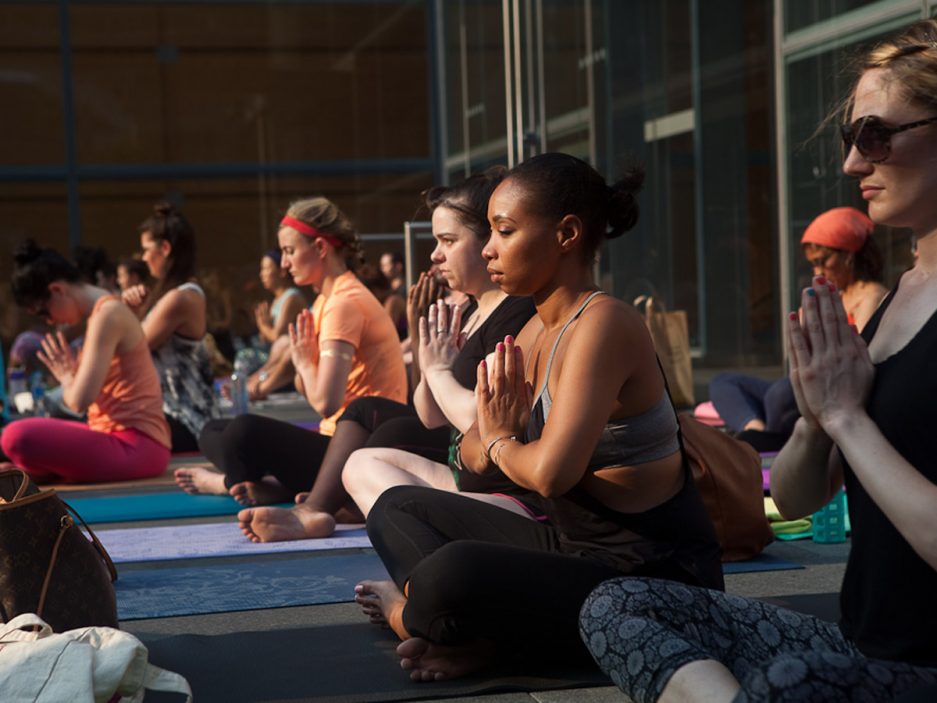 Photo Recap The Very First Class Of Be Well Phillys Summer Yoga Flow