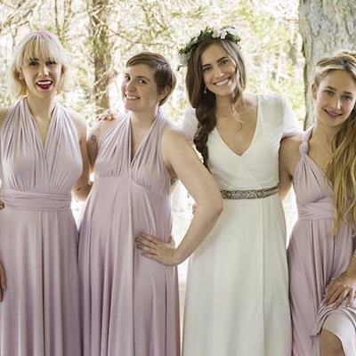 Allison Williams Instagrams Another Wedding Dress: Marnie's