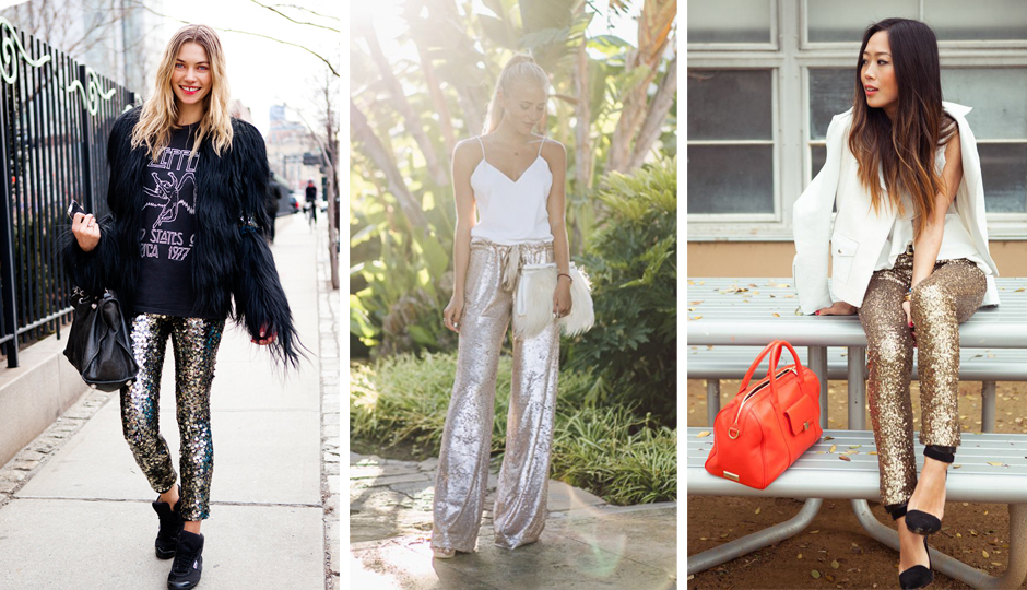 The Most Stylish People We Know Wear … Sequined Pants Philadelphia