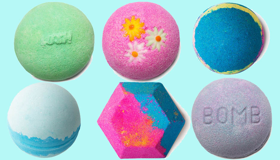 Lush Bath Bombs Dye Skin and Bleached Hair
