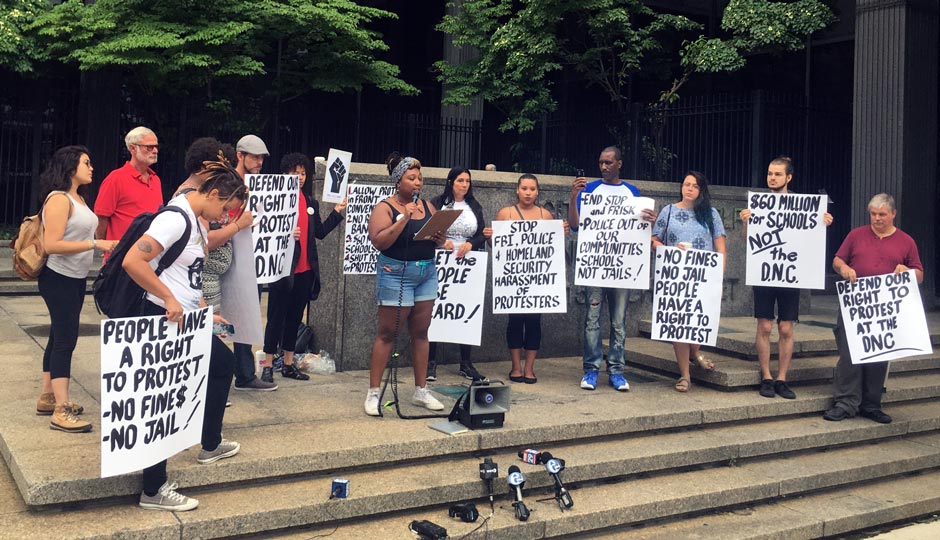 Activists We’ll March on DNC, Not Just in a Pen at FDR Park