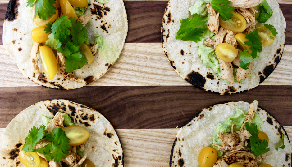 Recipe: Healthy Chicken Tacos With Avocado Cream | Be Well Philly