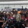 Susan Sarandon, Danny Glover at a DNC press conference