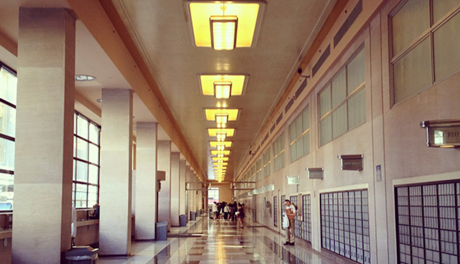 filming in federal buildings inside post office