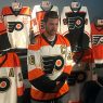 Claude Giroux in his new Flyers jersey