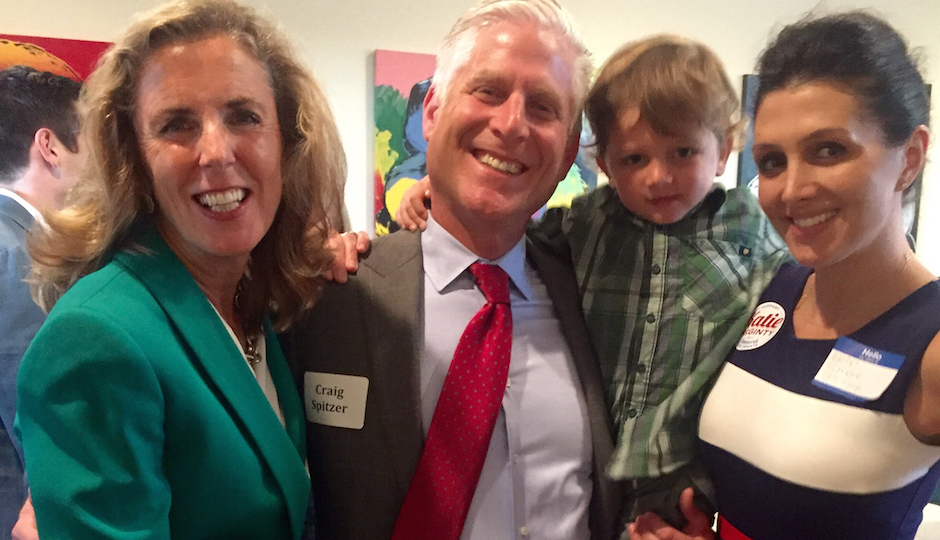 Katie McGinty at Home of Donald Trump Surrogate Erin Elmore