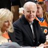 Joe Biden - Flyers game - eating ice cream