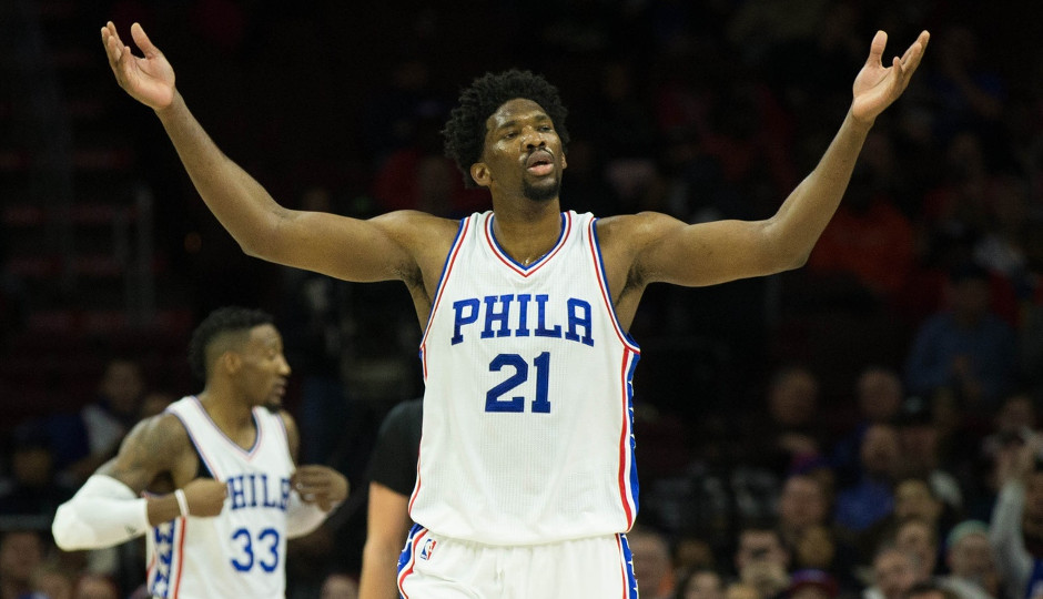 Joel Embiid led the Sixers with 25 points in their 93-91 victory over the Minnesota Timberwolves | Bill Streicher-USA TODAY Sports