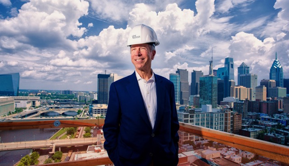 Carl Dranoff atop his One Riverside condo. | Photo: Jeff Fusco