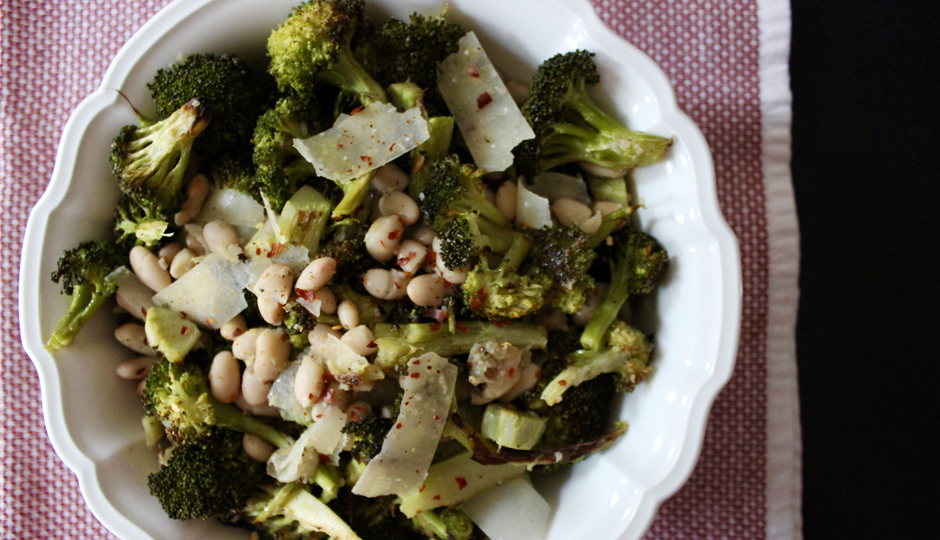 Roasted Broccoli and White Bean Salad | Photo by Becca Boyd 