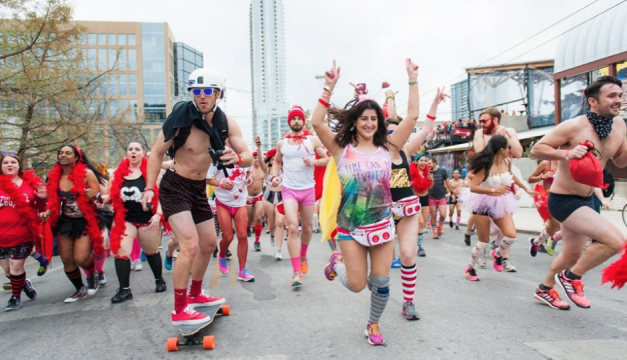 The Cupid's Undie Run is taking place in cities around the world this month. Philly's is on Saturday, February 18th. Photo provided