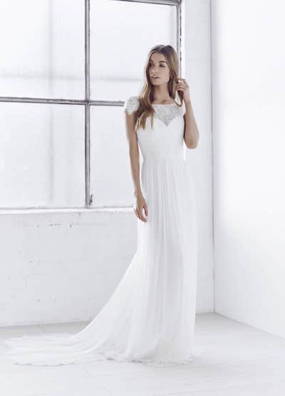Silk Tulle Georgia gown from the Anna Campbell Ceremony Collection. 