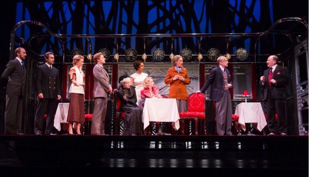 The Cast of Murder on the Orient Express at McCarter Theatre Center. (Photo by T Charles Erickson)