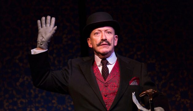 Allan Corduner in Murder on the Orient Express at McCarter Theatre Center. (Photo by T Charles Erickson)