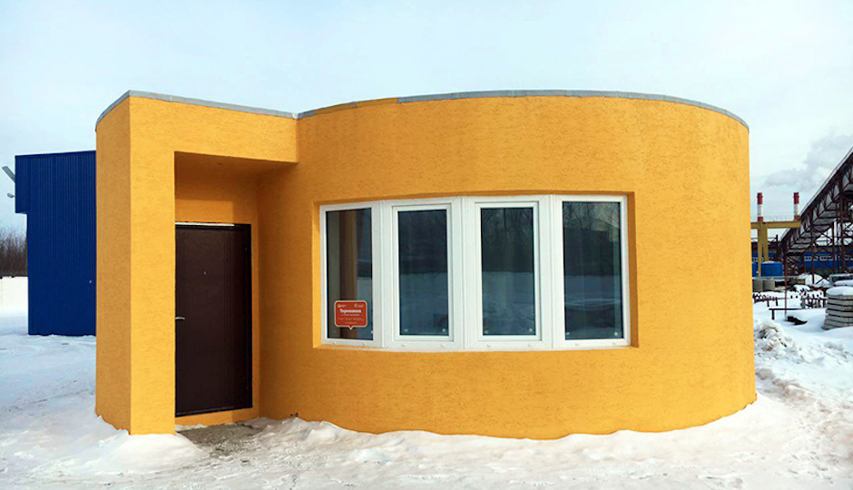 This 400-square-foot home took just over a day to complete and equip. | Photo: Designboom