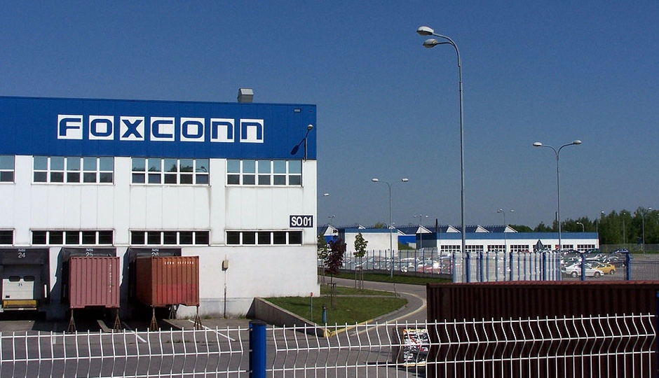 Foxconn factory in Pardubice. Image via Flickr. 