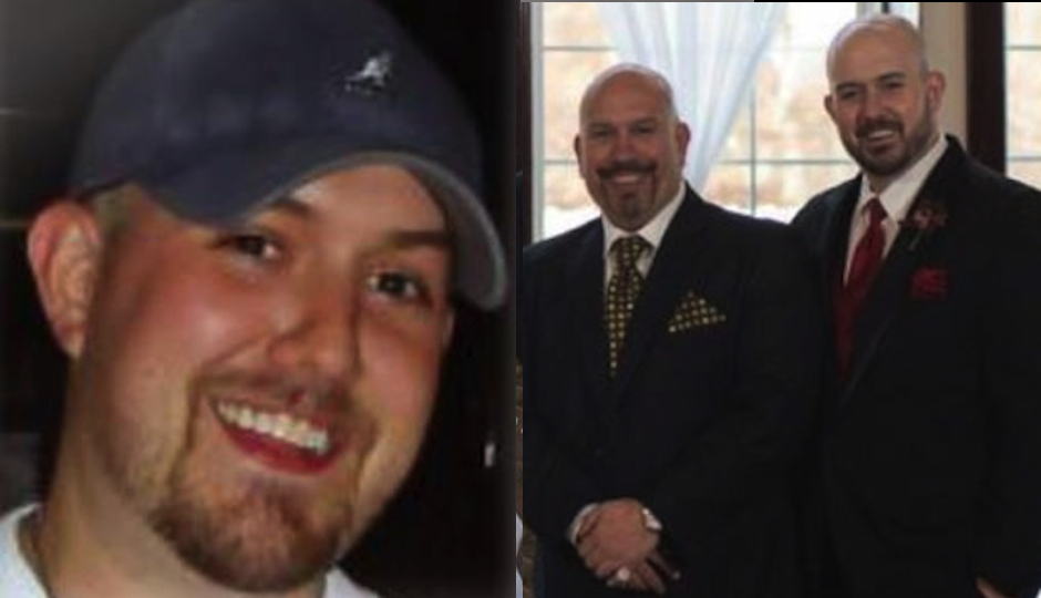 Left: Anthony Lucidonio III. Right: Tony Luke and his son at a family wedding. (Photos courtesy Tony Luke)