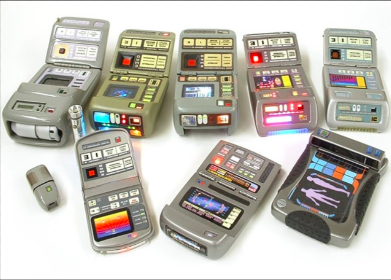 Toy Star Trek Tricorder prototypes. Image via Pinterest. 