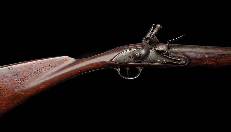 1766 Charleville musket, one of the 3,000-plus artifacts at the new museum.