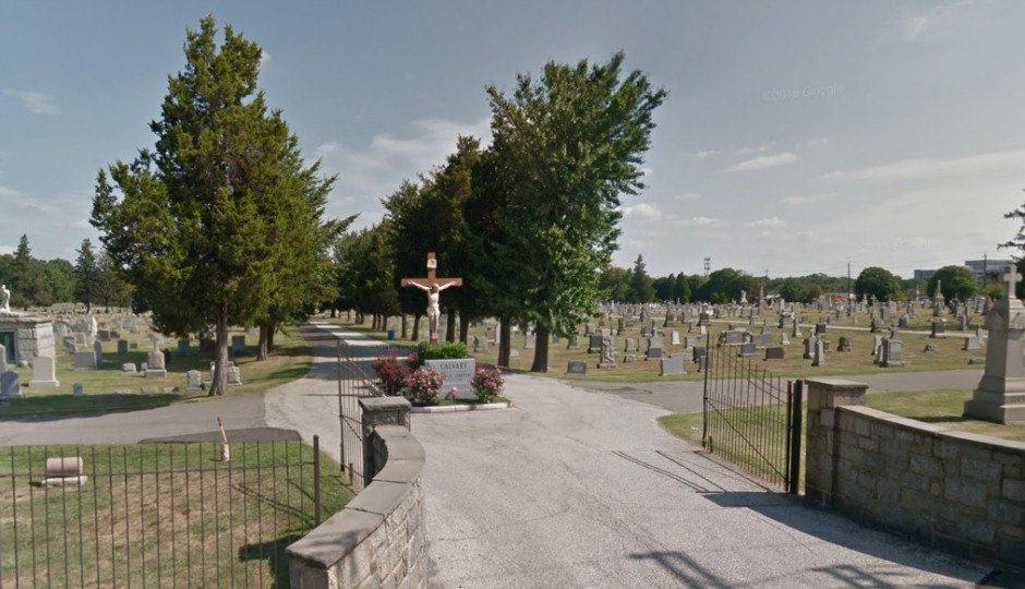 Calvary Catholic Cemetery via Google Maps
