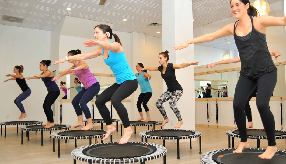 A rebounder class at Freehouse Fitness | Photo via Facebook 