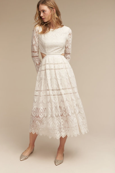 The Fallon dress, originally $700 and now on sale for $490 at BHLDN.com. 