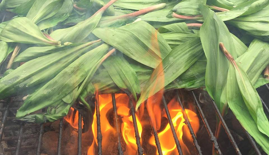 Ramps on the grill at Martha/Facebook