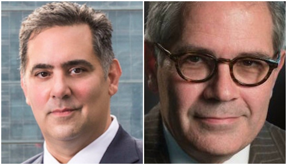 L to R: Rich Negrin and Larry Krasner
