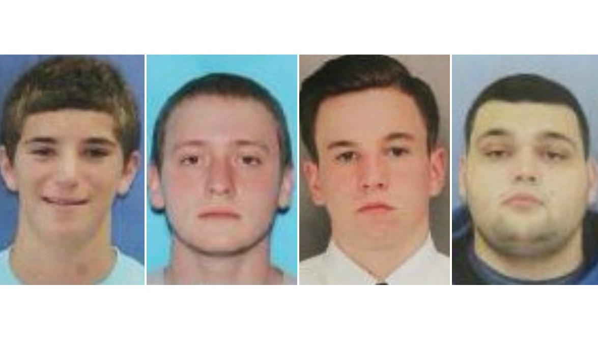 four men missing, bucks county