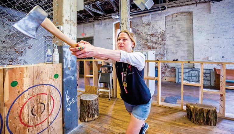 I Tried It: Ax Throwing In Kensington