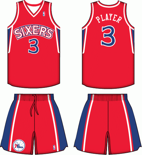 sixers uniforms