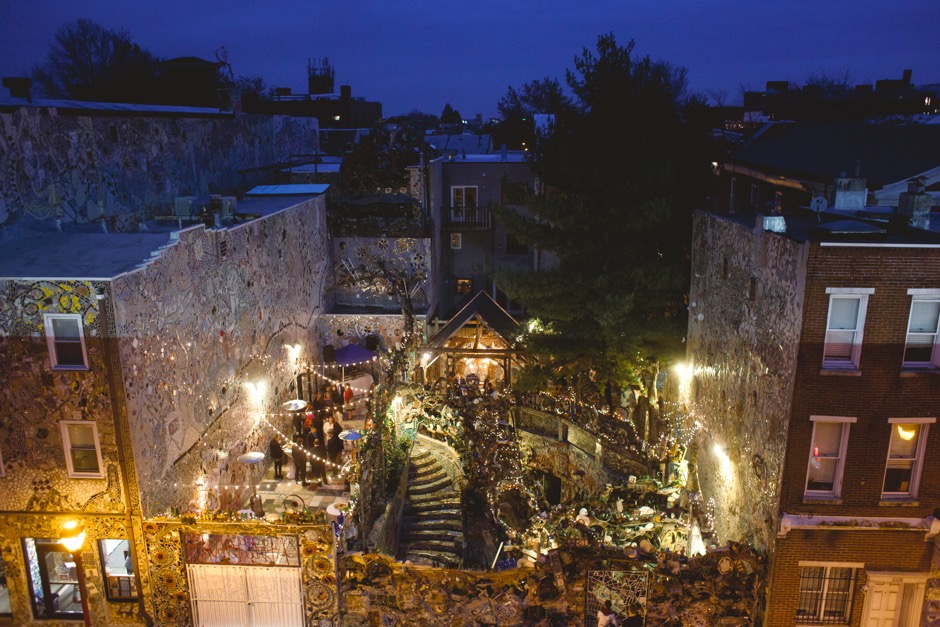 A Philadelphia Magic Gardens Wedding Catered By A Taco Truck