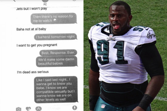 Fletcher Cox Lawsuit Man Says Eagles Player Sent X Rated Texts To Wife 