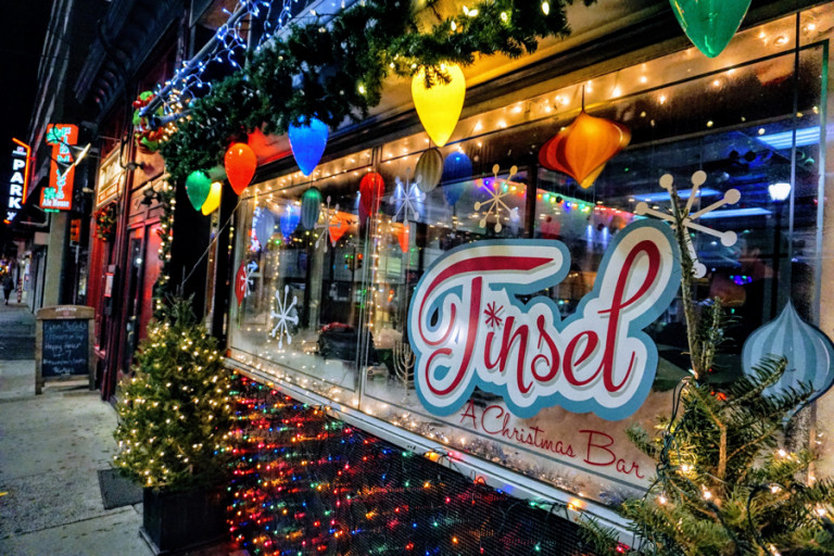 Tinsel, a ChristmasThemed Cocktail Bar, Is Popping Up in Midtown Village