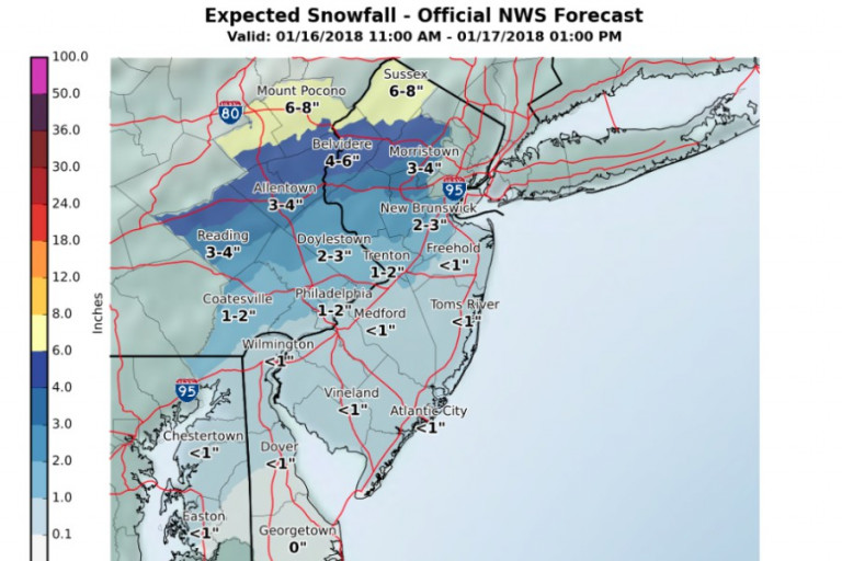 Light Snow Could Affect Wednesday’s Morning Commute