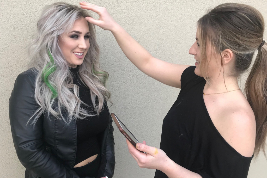 Green Hair Extensions - wide 3