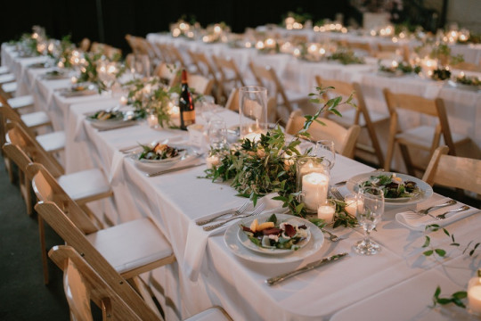 A Cherry-Blossom Spring Wedding At Philadelphia's 23rd Street Armory