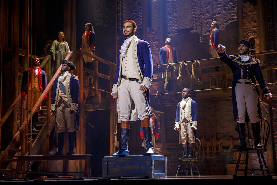 a scene from hamilton in philly