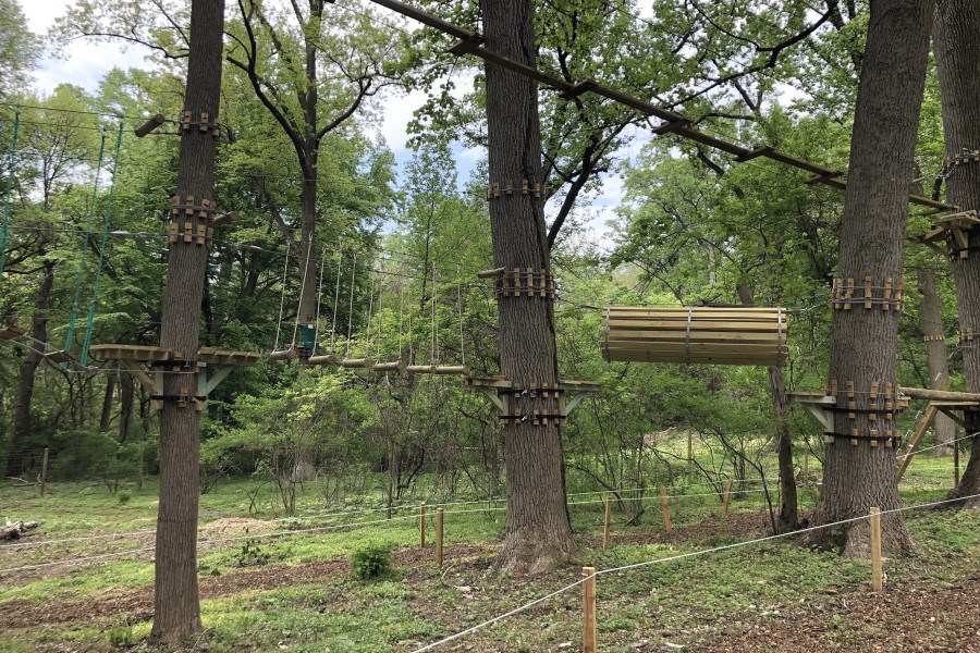 Treetops Quest Zip Line and Ropes Course Is Opening in Philadelphia