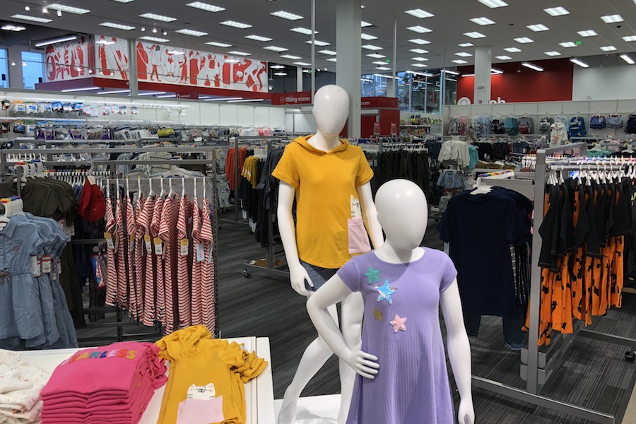 northern liberties target apparel display